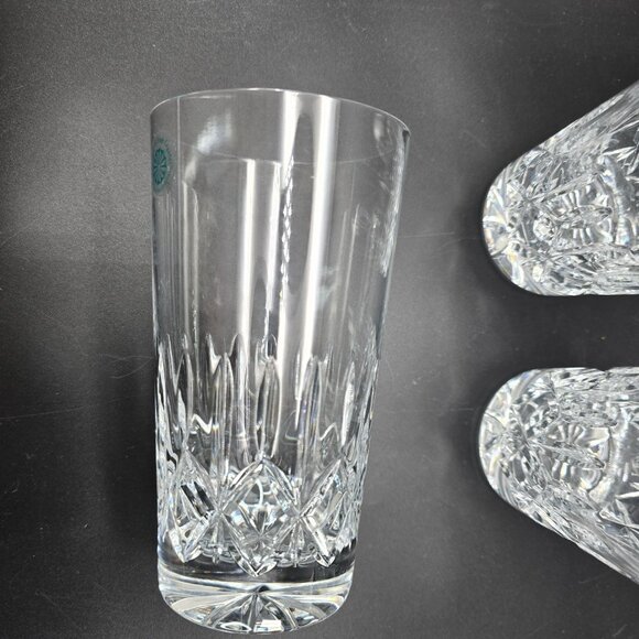 Galway Irish Crystal Baldmore Crystal Highball & Whiskey Glasses Set Of 4 DH1300 - Picture 14 of 15